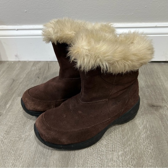 Sorel Northern Lite Zip Boots Warm Winter Brown Snow Outdoor Weatherproof Size 8 - Picture 1 of 7